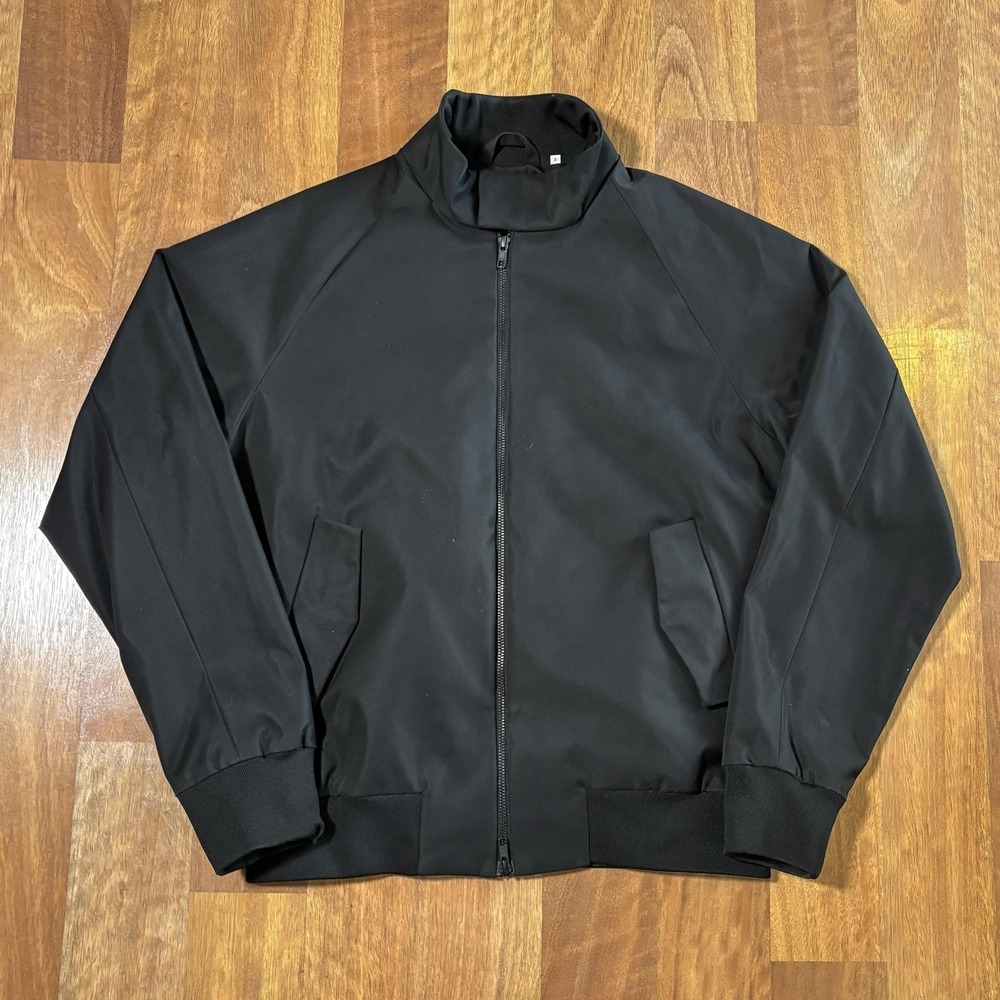 NN07 Jacket Mens Medium Black Softshell Bomber Full Zip Lightweight Casual